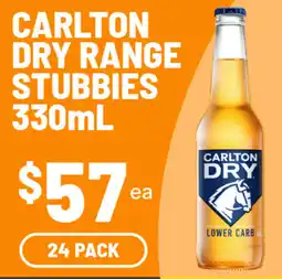 IGA Carlton Dry Range Stubbies offer