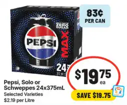 IGA Pepsi Max offer