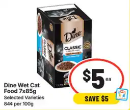 IGA Dine Wet Cat Food offer