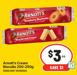 IGA Arnott's Cream Biscuits offer