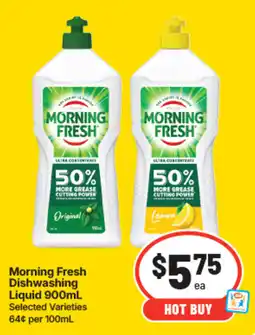IGA Morning Fresh Dishwashing Liquid offer