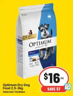 IGA Optimum Dry Dog Food offer