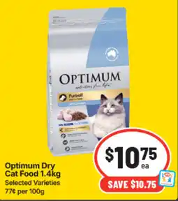 IGA Optimum Dry Cat Food offer
