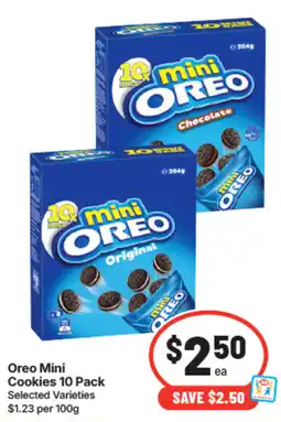 IGA Oreo Mini Cookies 10 Pack offer