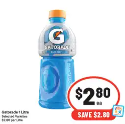 IGA Gatorade 1 Litre offer