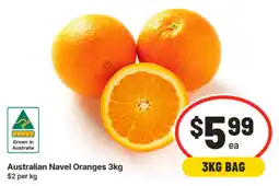 IGA Australian Navel Oranges offer