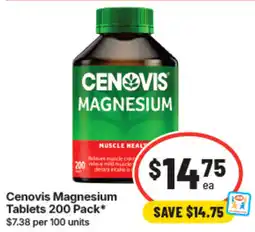 IGA Cenovis Magnesium Tablets offer