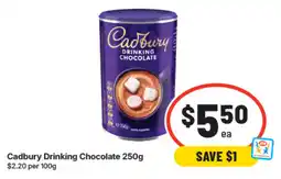 IGA Cadbury Drinking Chocolate offer