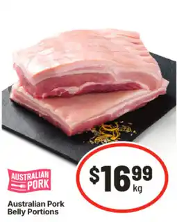 IGA Australian Pork Belly Portions offer