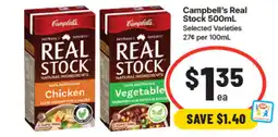 IGA Campbell's Real Stock offer
