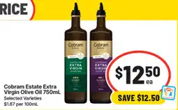 IGA Cobram Estate Extra Virgin Olive Oil offer