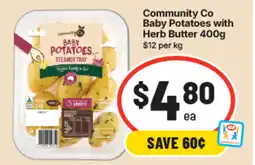 IGA Community Co Baby Potatoes with Herb Butter offer