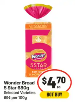 IGA Wonder Bread 5 Star offer