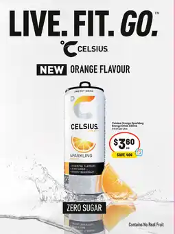 IGA Celsius Orange Sparkling Energy Drink offer