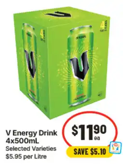 IGA V Energy Drink offer