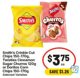 IGA Smith's Crinkle Cut Chips offer