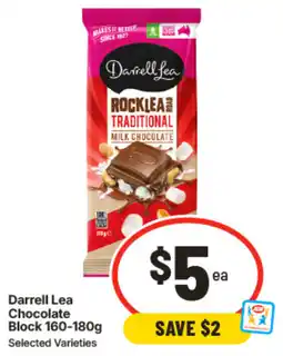 IGA Darrell Lea Chocolate Block offer