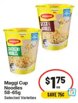 IGA Maggi Cup Noodles offer
