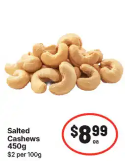 IGA Salted Cashews offer