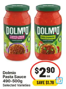 IGA Dolmio Pasta Sauce offer