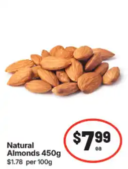 IGA Natural Almonds offer