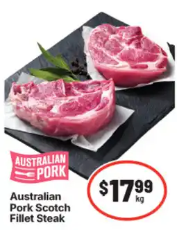 IGA Australian Pork Scotch Fillet Steak offer