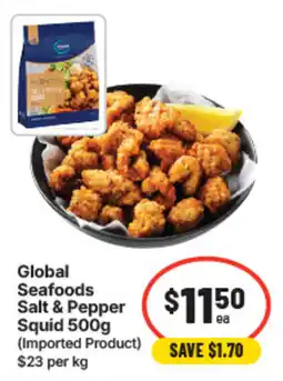 IGA Global Seafoods Salt & Pepper Squid offer