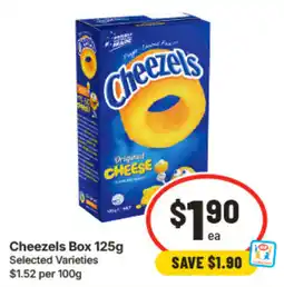 IGA Cheezels Box offer