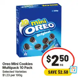 IGA Oreo Mini Cookies offer