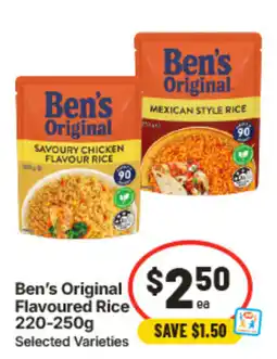 IGA Ben's Original Flavoured Rice offer