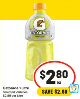 IGA Gatorade 1 Litre offer
