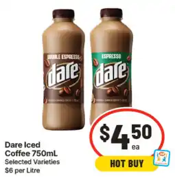 IGA Dare Iced Coffee offer