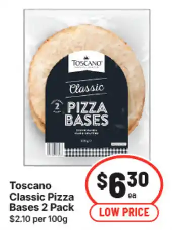 IGA Toscano Classic Pizza Bases offer