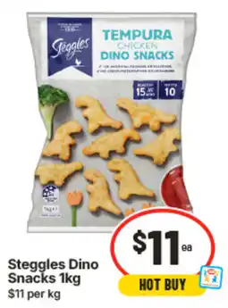 IGA Steggles Tempura Chicken Dino Snacks offer
