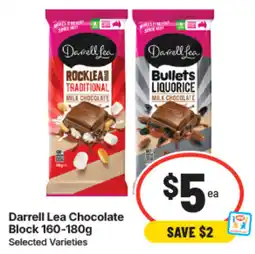 IGA Darrell Lea Chocolate Block offer