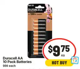 IGA Duracell AA Batteries offer