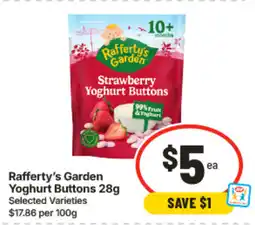IGA Rafferty's Garden Yoghurt Buttons offer