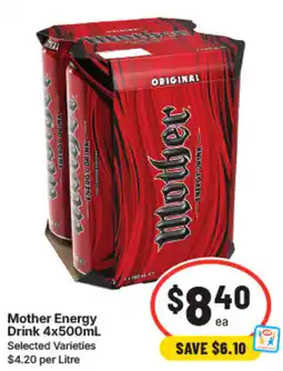 IGA Mother Energy Drink offer