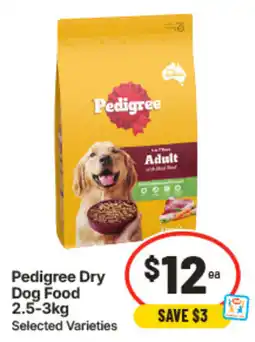 IGA Pedigree Dry Dog Food offer