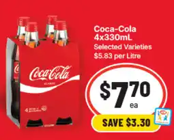 IGA Coca-Cola Classic Selected Varieties offer