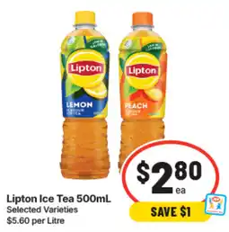 IGA Lipton Ice Tea offer