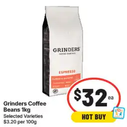 IGA Grinders Coffee Beans offer