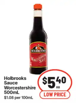 IGA Holbrooks Sauce Worcestershire offer