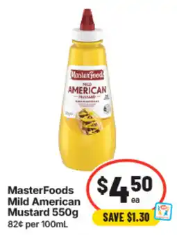 IGA MasterFoods Mild American Mustard offer