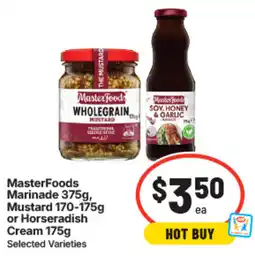 IGA MasterFoods Marinade offer