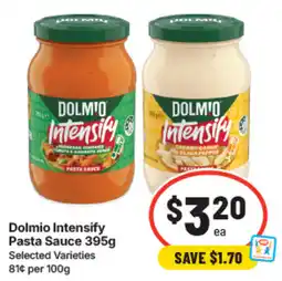 IGA Dolmio Intensify Pasta Sauce offer