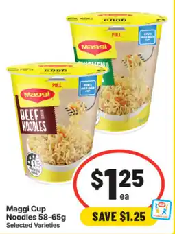 IGA Maggi Cup Noodles offer