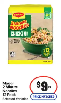 IGA Maggi 2 Minute Noodles offer
