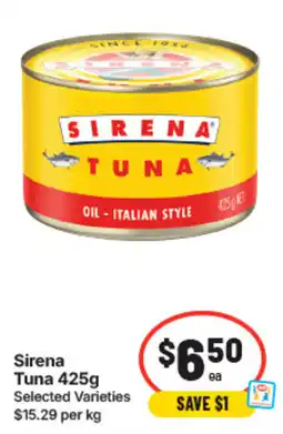 IGA Sirena Tuna offer