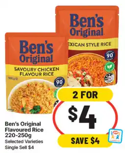 IGA Ben's Original Flavoured Rice offer